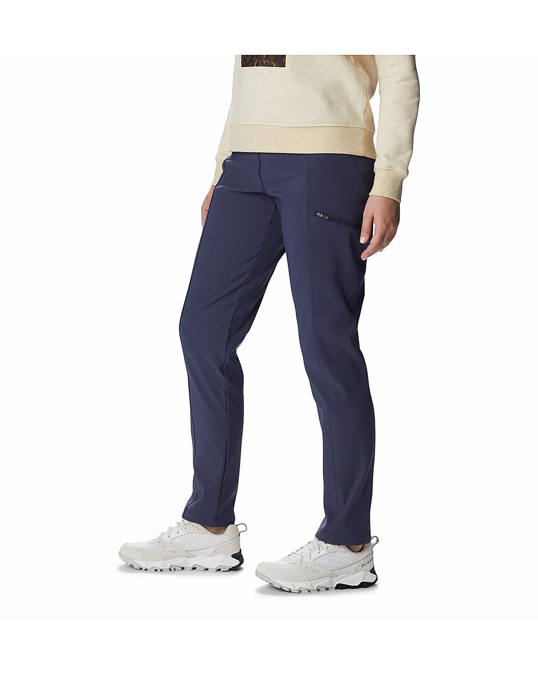 Columbia Womens Navy Omni-Shield Back Beauty Highrise Warm Winter Pant