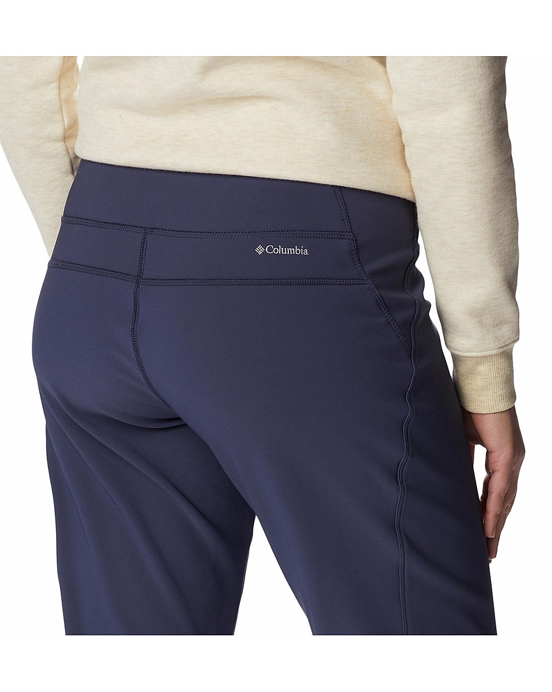 Columbia Womens Navy Omni-Shield Back Beauty Highrise Warm Winter Pant