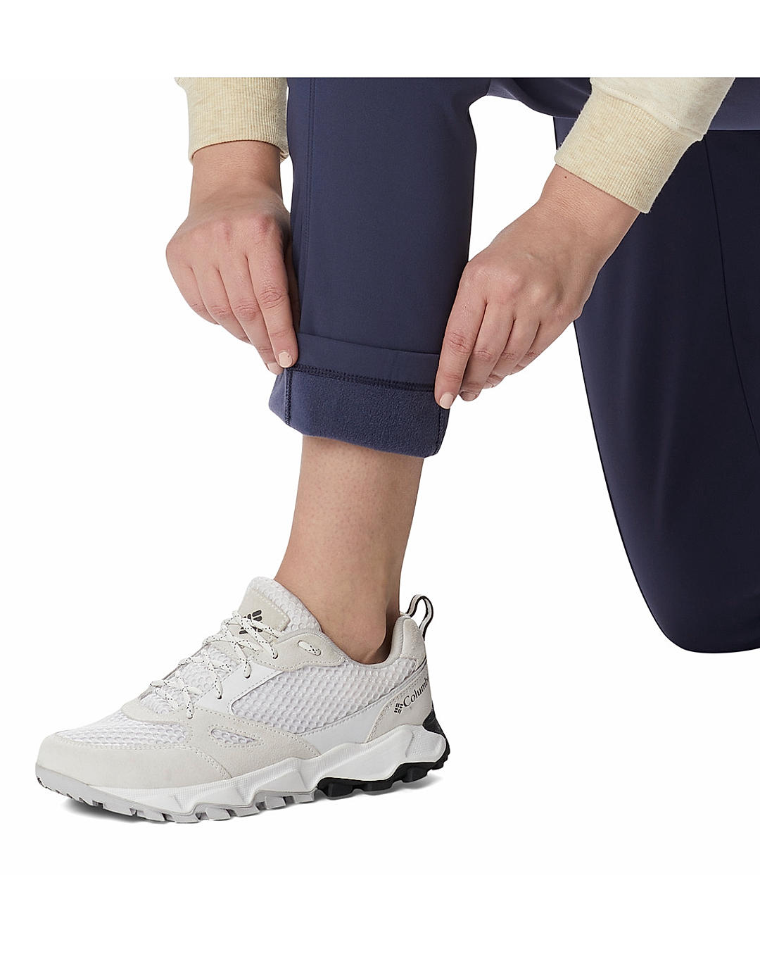 Columbia Womens Navy Omni-Shield Back Beauty Highrise Warm Winter Pant