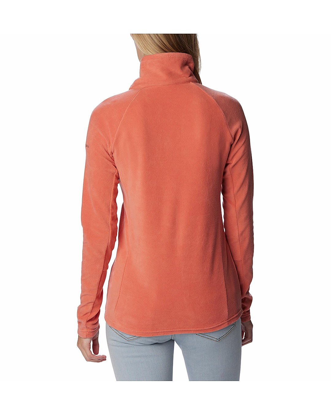Columbia Womens Orange Glacial IV Half Zip Pullover