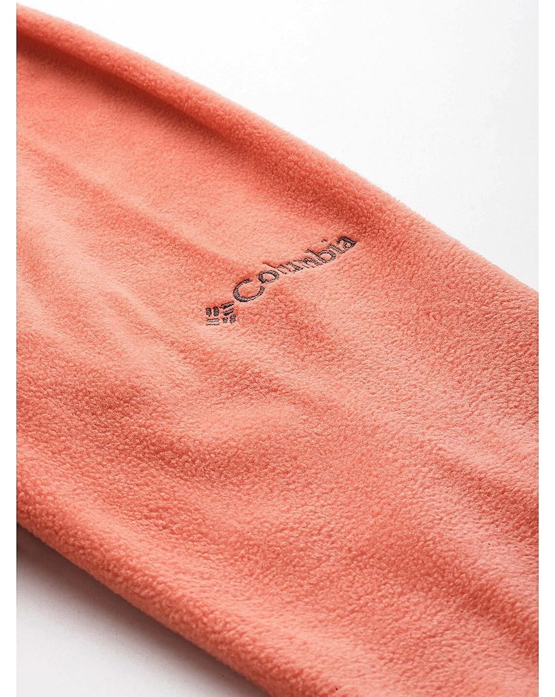 Columbia Womens Orange Glacial IV Half Zip Pullover