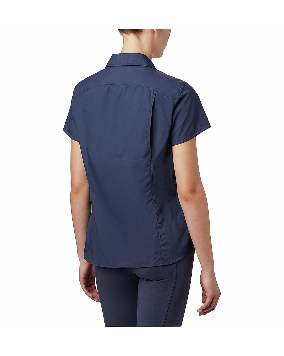 Columbia Womens Blue Omni-Wick Silver Ridge 2.0 Short Sleeve Shirt