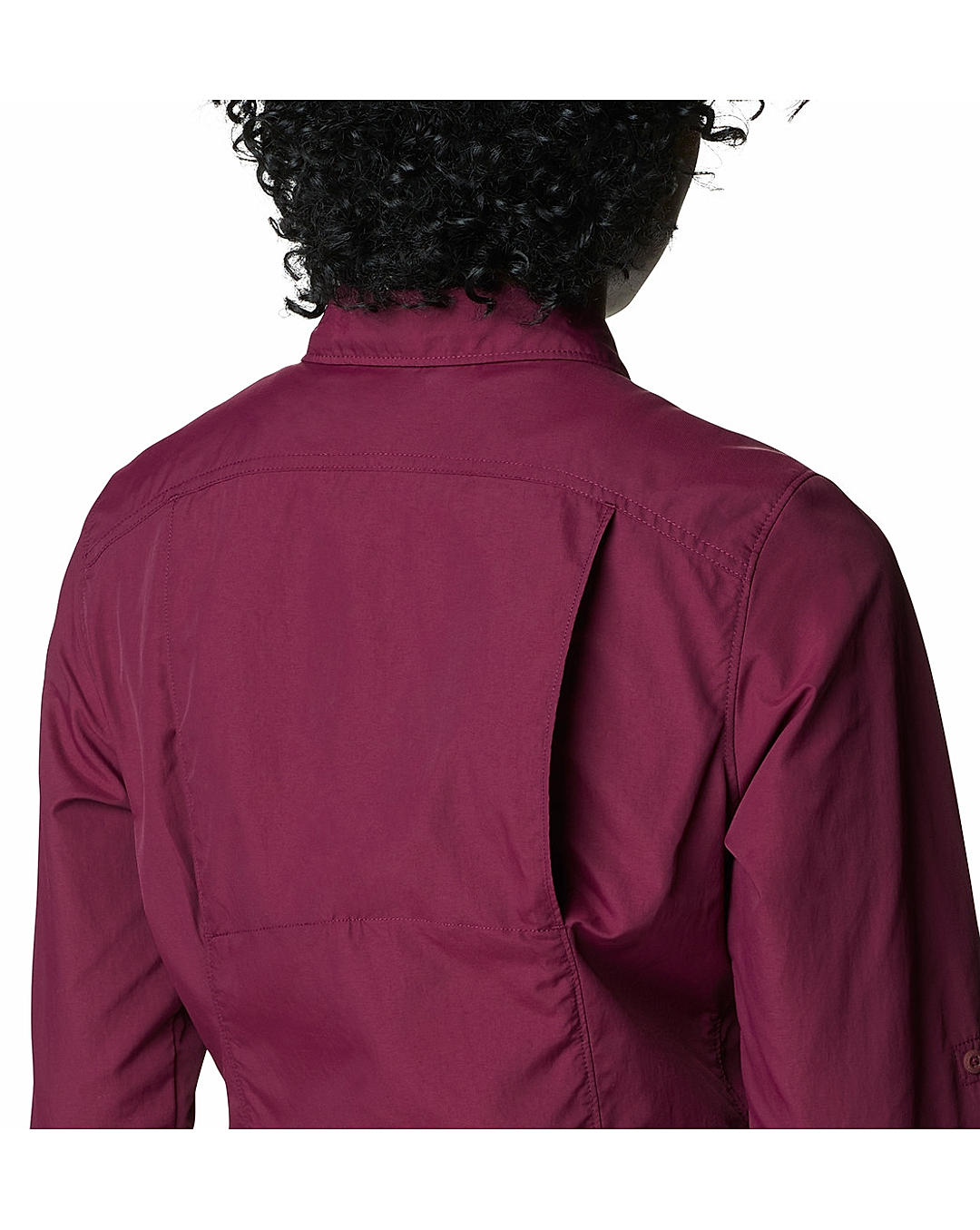 Columbia Womens Purple Omni-Wick Silver Ridge 2.0 Long Sleeve Shirt