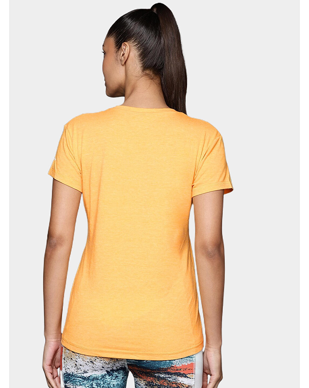 Columbia Womens Yellow Omni-Wick Sun Trek Short Sleeve Tshirt