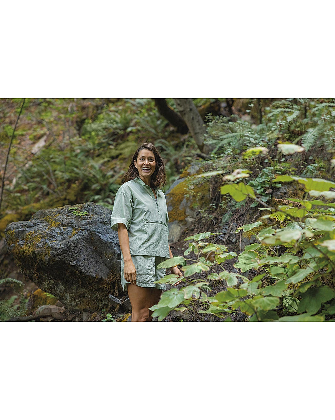 Columbia Womens Green Omni-Shield Boundless Trek Short