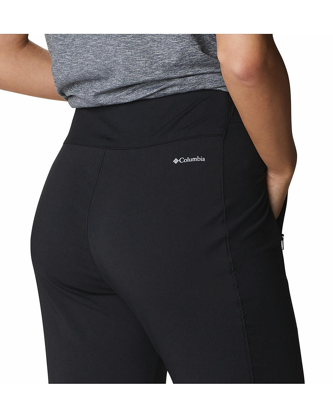 Columbia Womens Black Omni-Shield On The Go Hybrid Pant