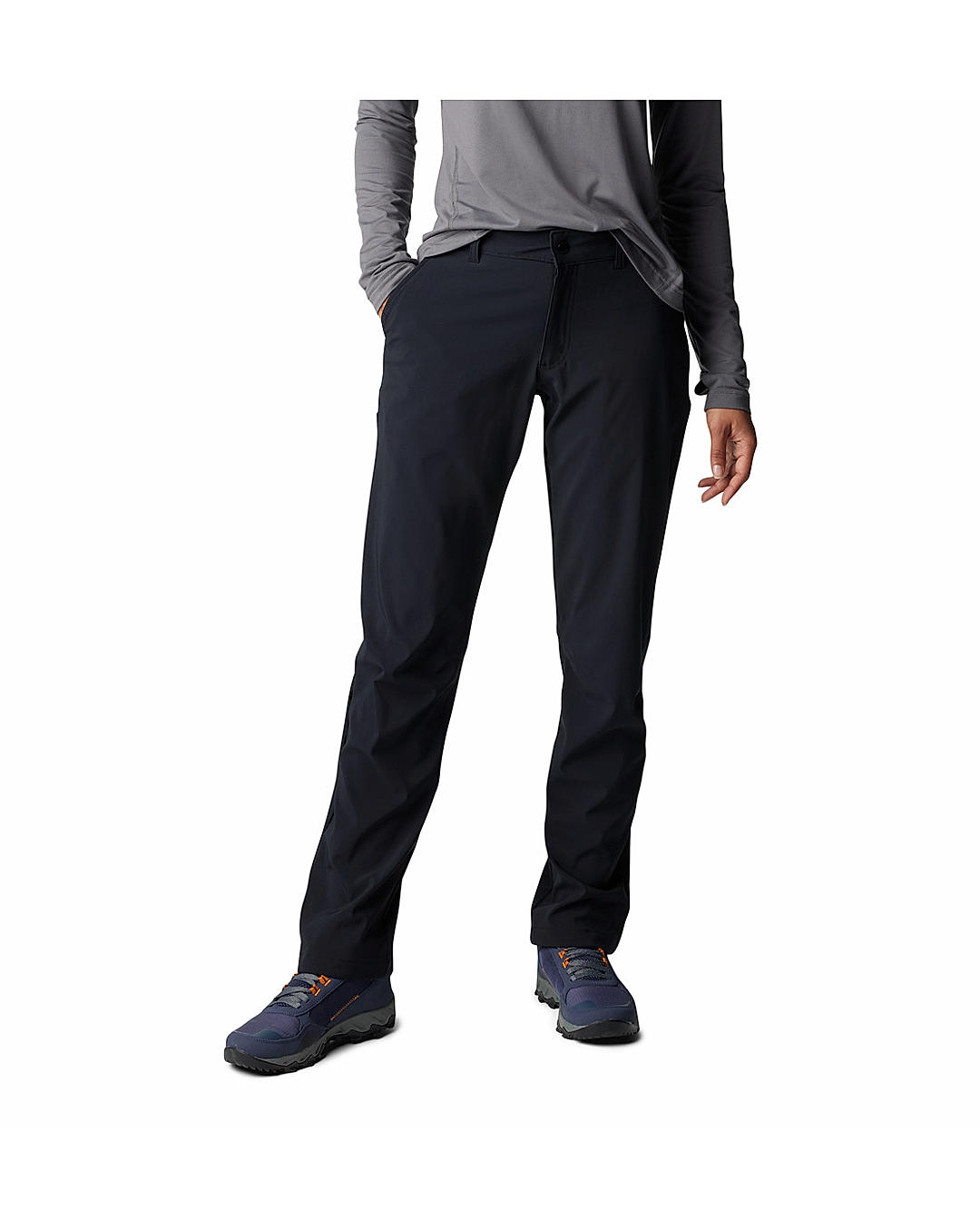 Columbia Womens Black Omni-Shield Back Beauty Softshell Pant