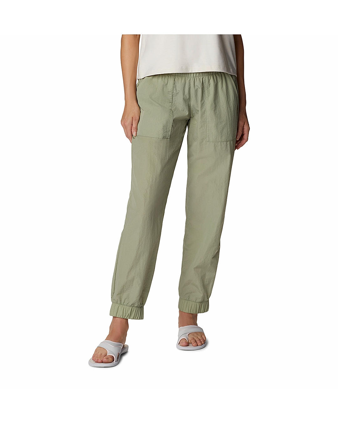 Columbia Womens Olive Omni-Shield Boundless Trek Fleece Jogger