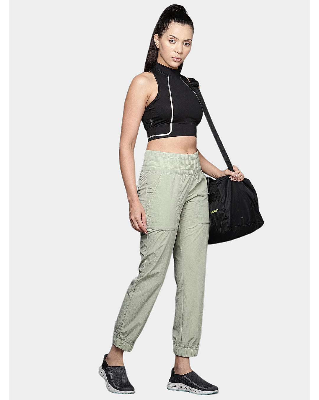 Columbia Womens Olive Omni-Shield Boundless Trek Fleece Jogger