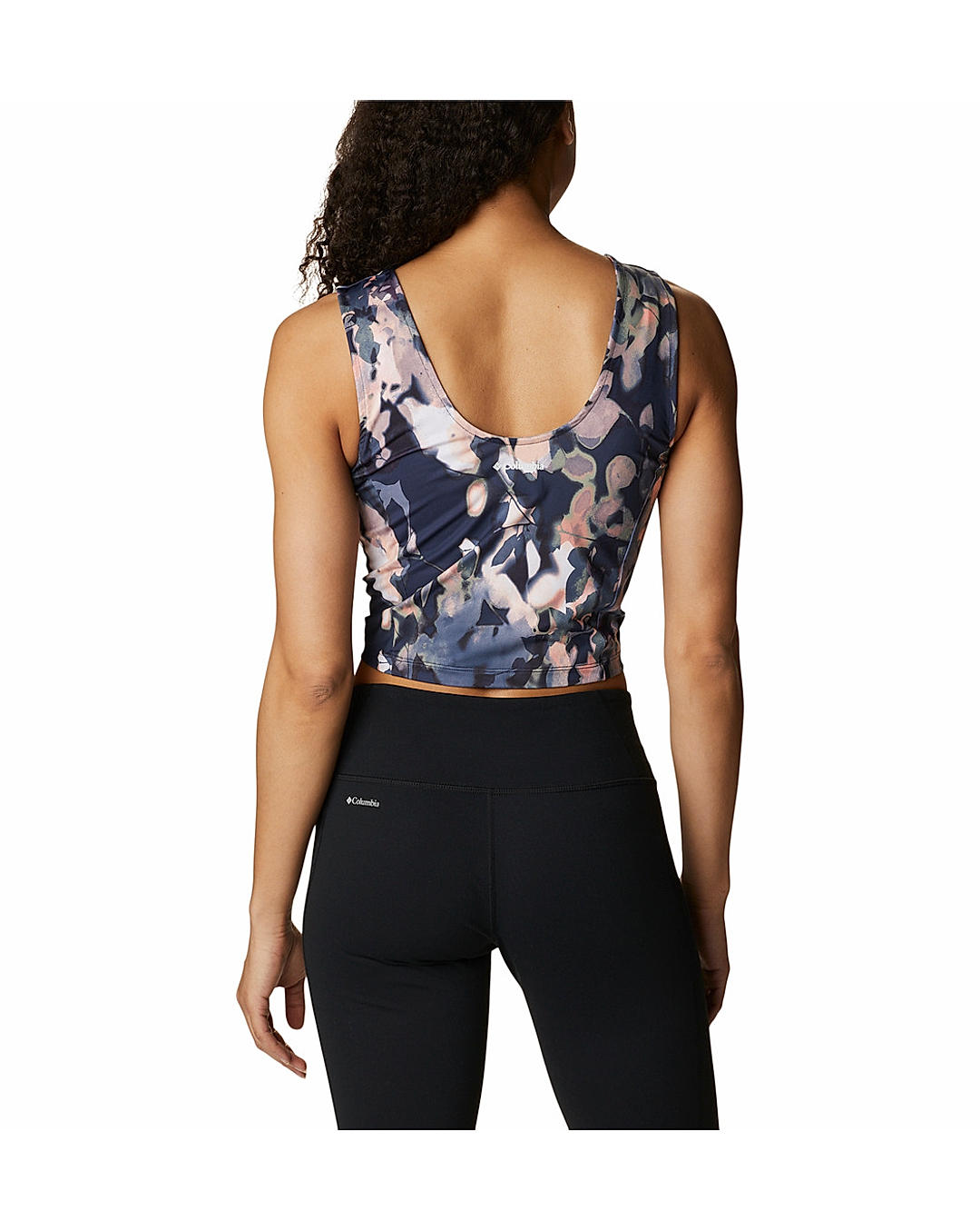 Columbia Womens Navy Omni-Wick Boundless Trek Tank Tshirt