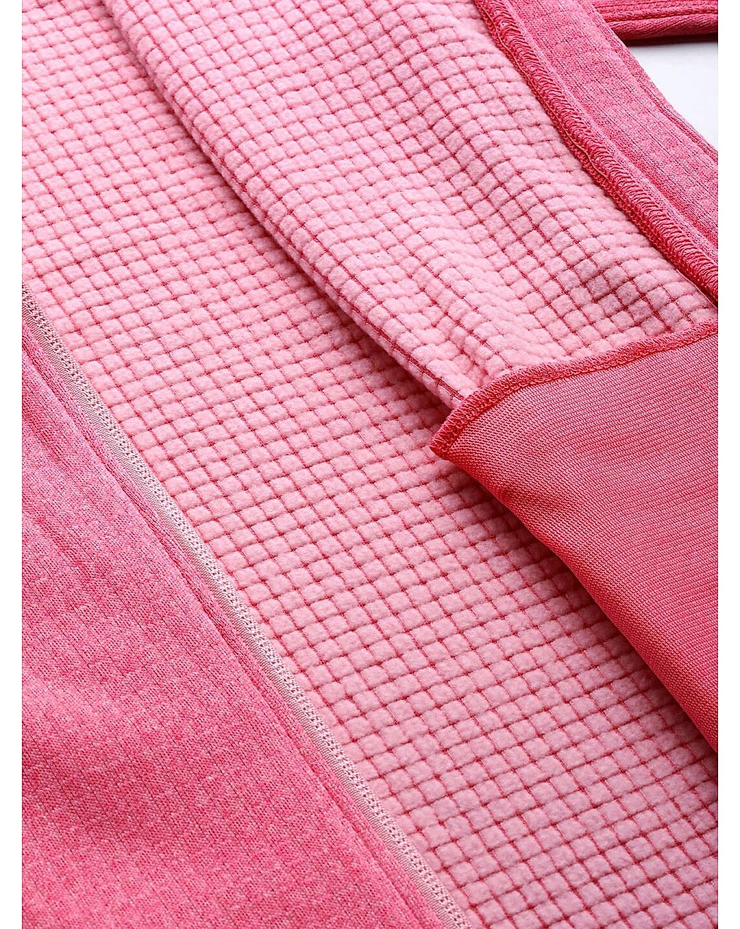 Columbia Womens Pink Omni-Wick W Park View Grid Full Zip Fleece Jacket