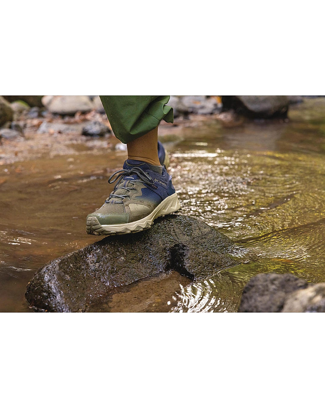 Columbia Women Green Peakfreak Hera Outdry Shoes (Complete Waterproof)