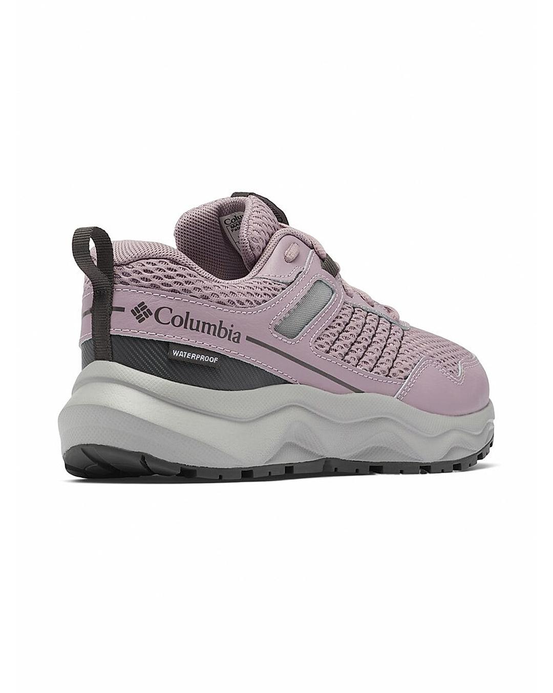 Columbia Women Purple Plateau Shoes (Waterproof)