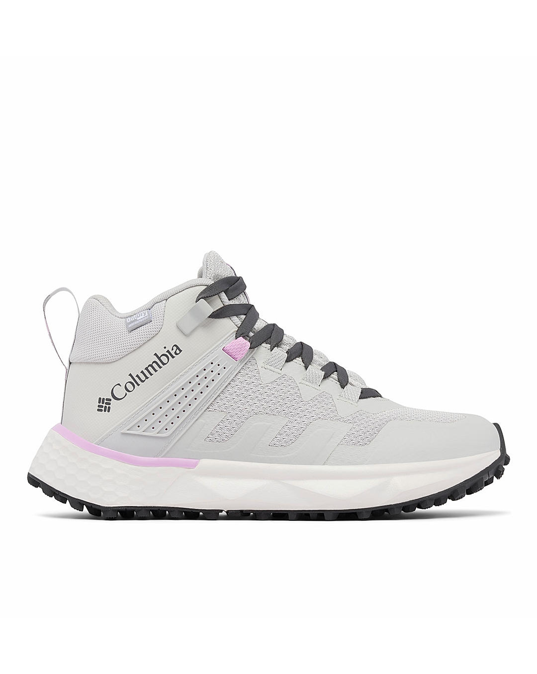 Columbia Womens Grey Facet 75 Mid Outdry Shoes