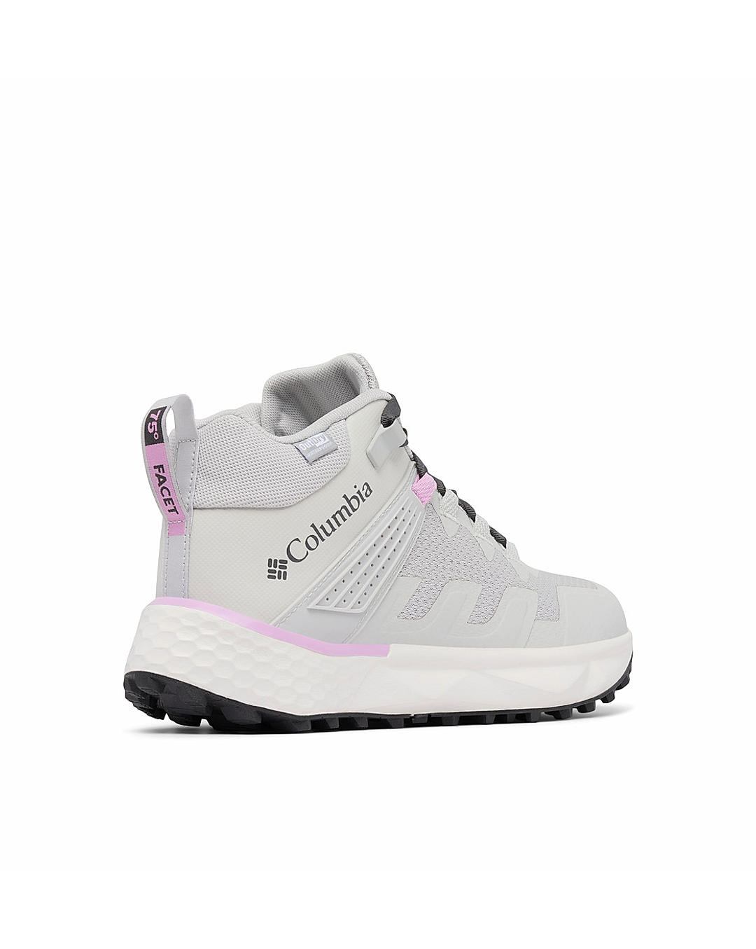 Columbia Womens Grey Facet 75 Mid Outdry Shoes