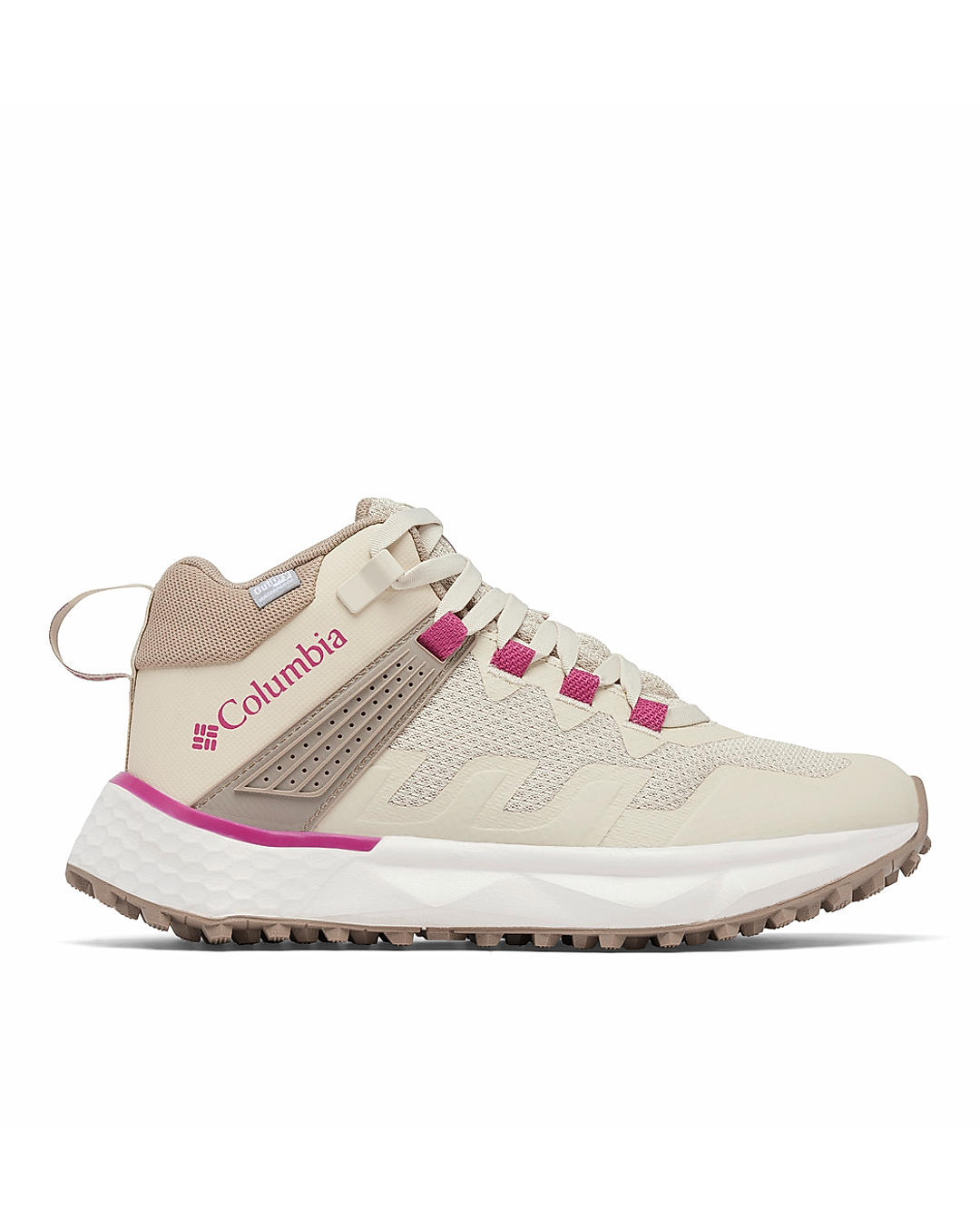 Columbia Womens Cream Facet 75 Mid Outdry Shoes