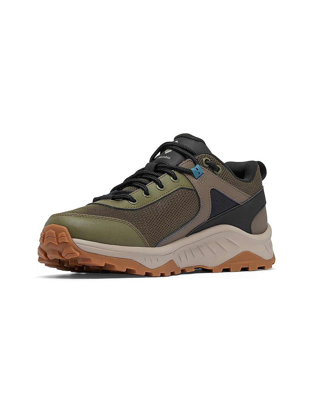 Columbia Men Green Trailstorm Ascend Shoes (Waterproof)