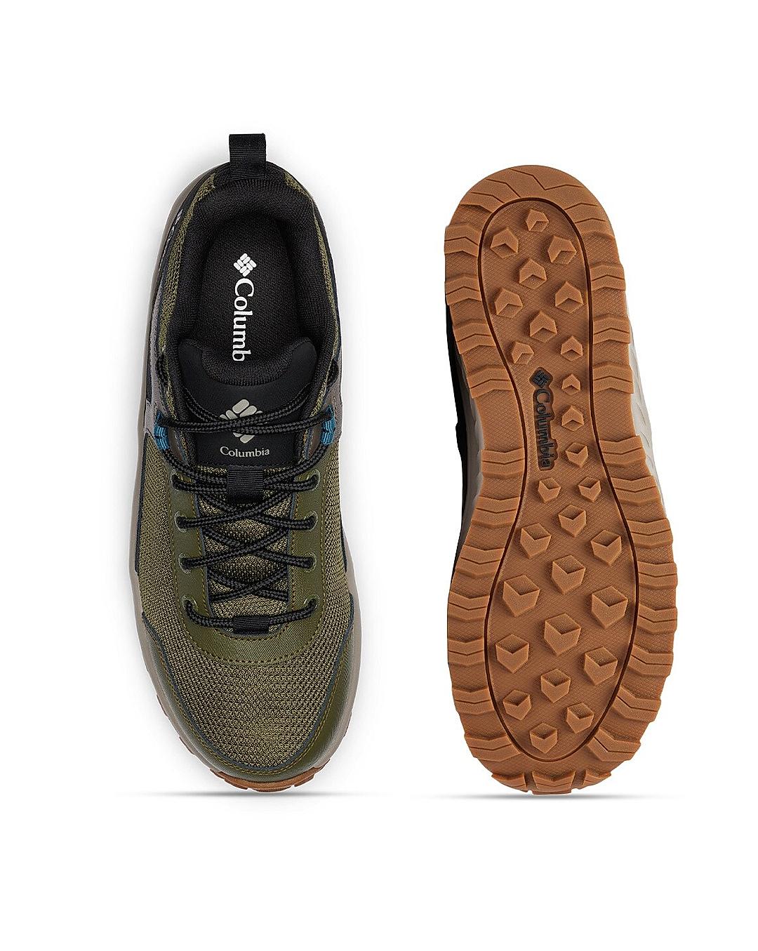 Columbia Men Green Trailstorm Ascend Shoes (Waterproof)
