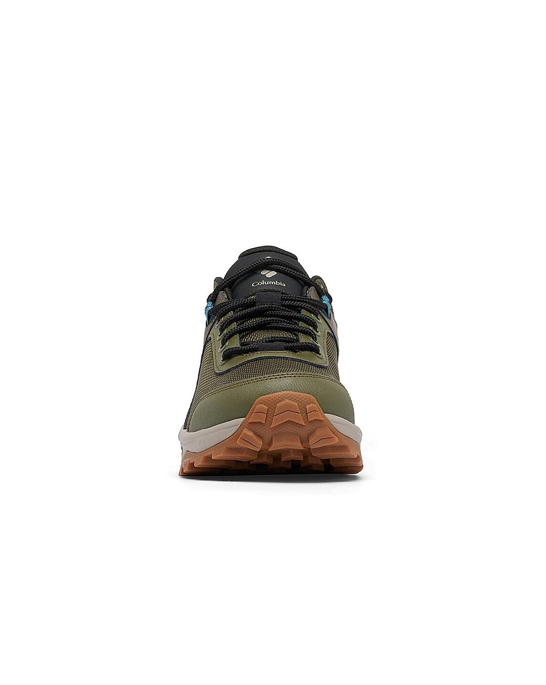 Columbia Men Green Trailstorm Ascend Shoes (Waterproof)
