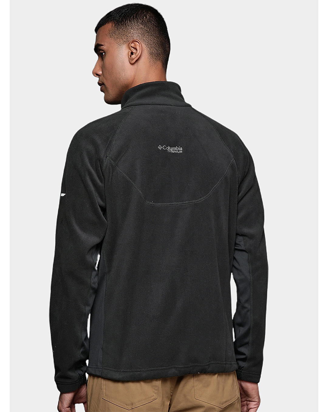 Columbia Mens Black Omni-Wick Titan Pass 2.0 II Fleece Jacket