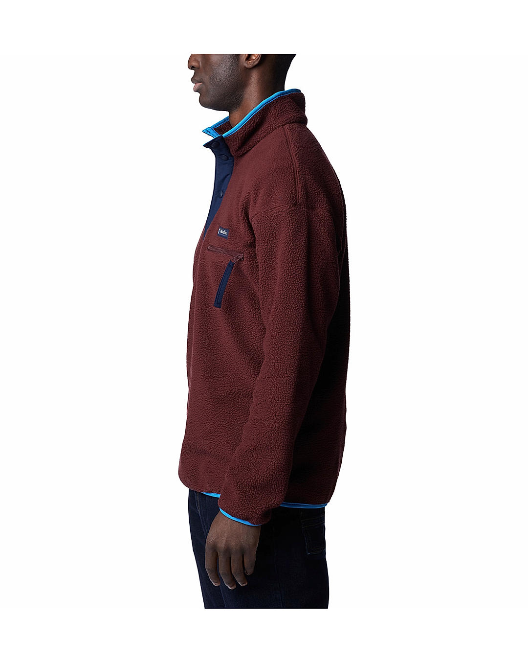Buy Columbia Purple Helvetia Half Snap Fleece Jackets For Men Online at Adventuras 489008