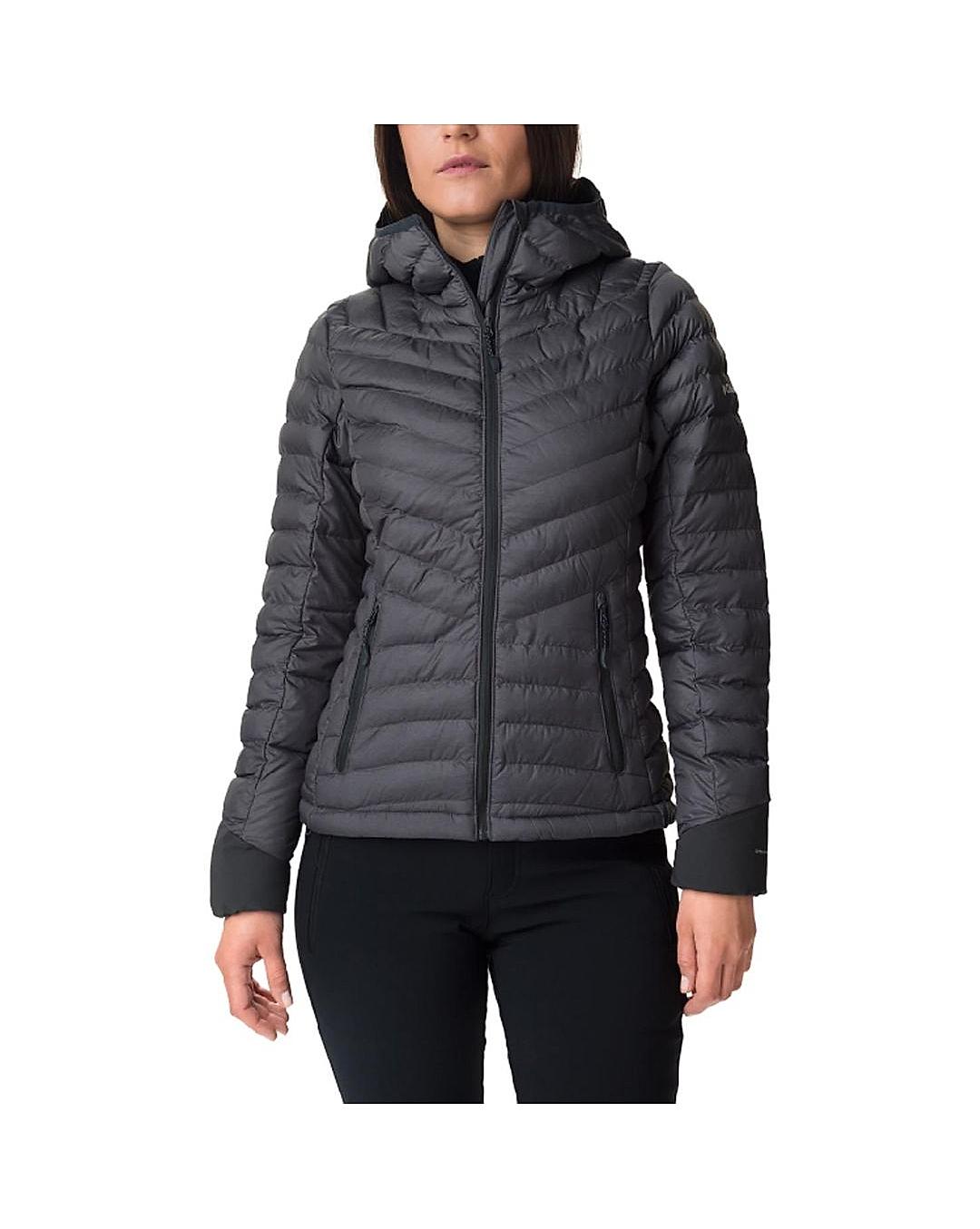 Columbia Women Grey Windgates Hooded Jacket 