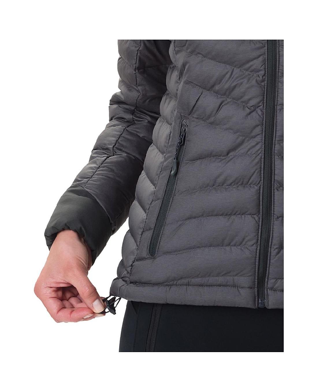 Columbia Women Grey Windgates Hooded Jacket 
