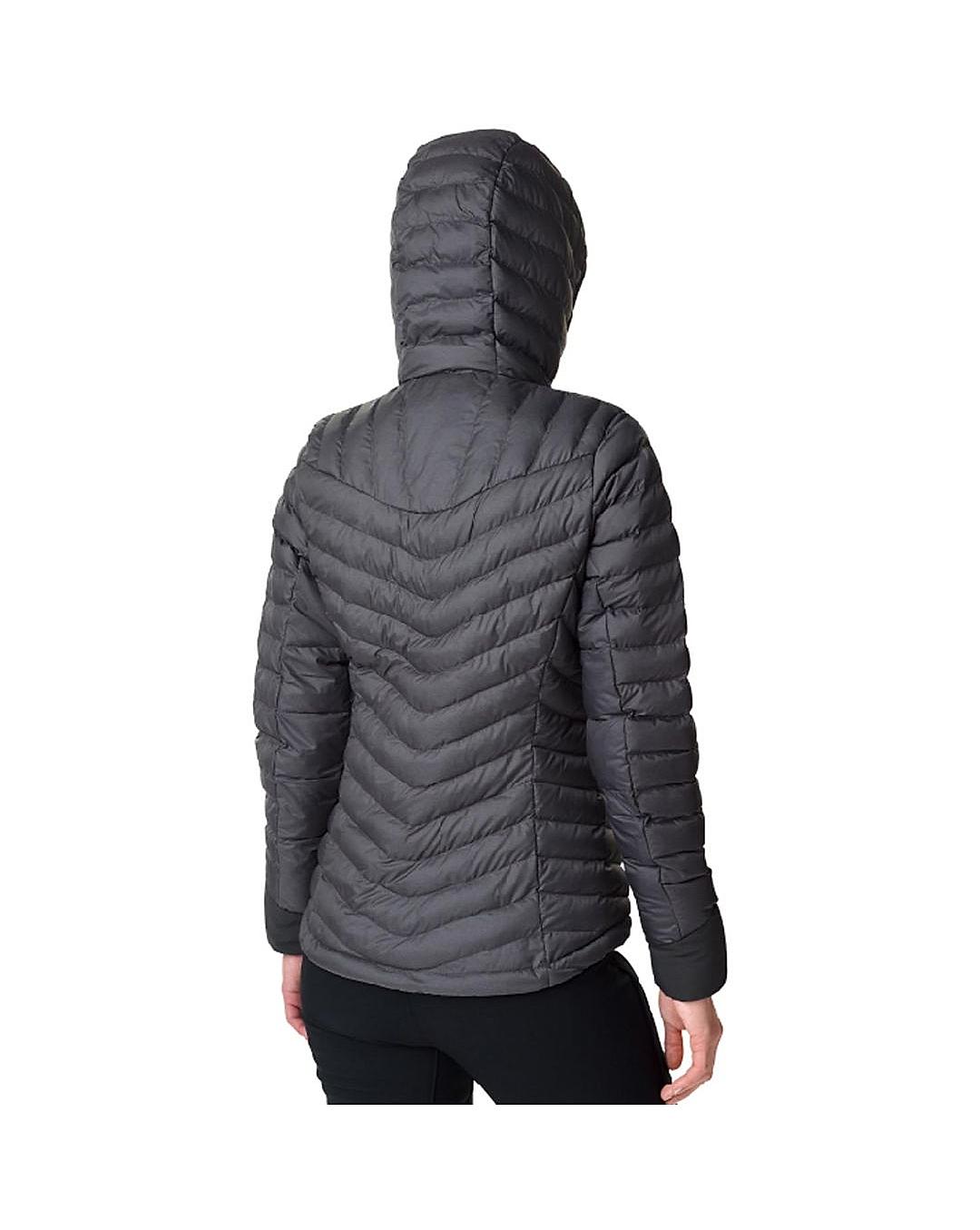 Columbia Women Grey Windgates Hooded Jacket 