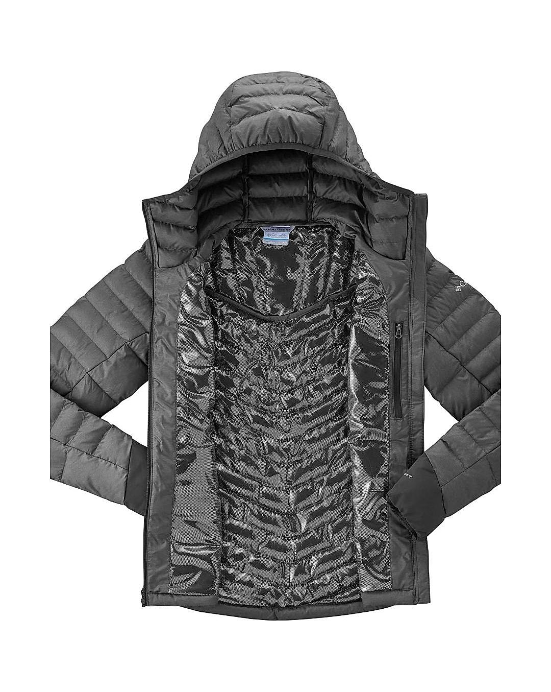 Columbia Women Grey Windgates Hooded Jacket 