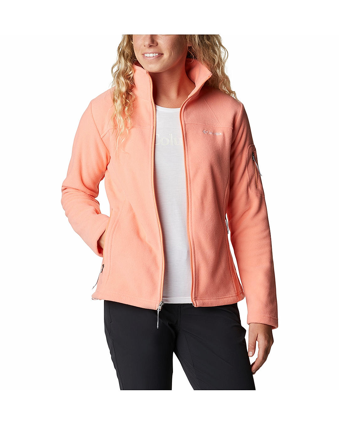 Columbia orange jacket women's shop
