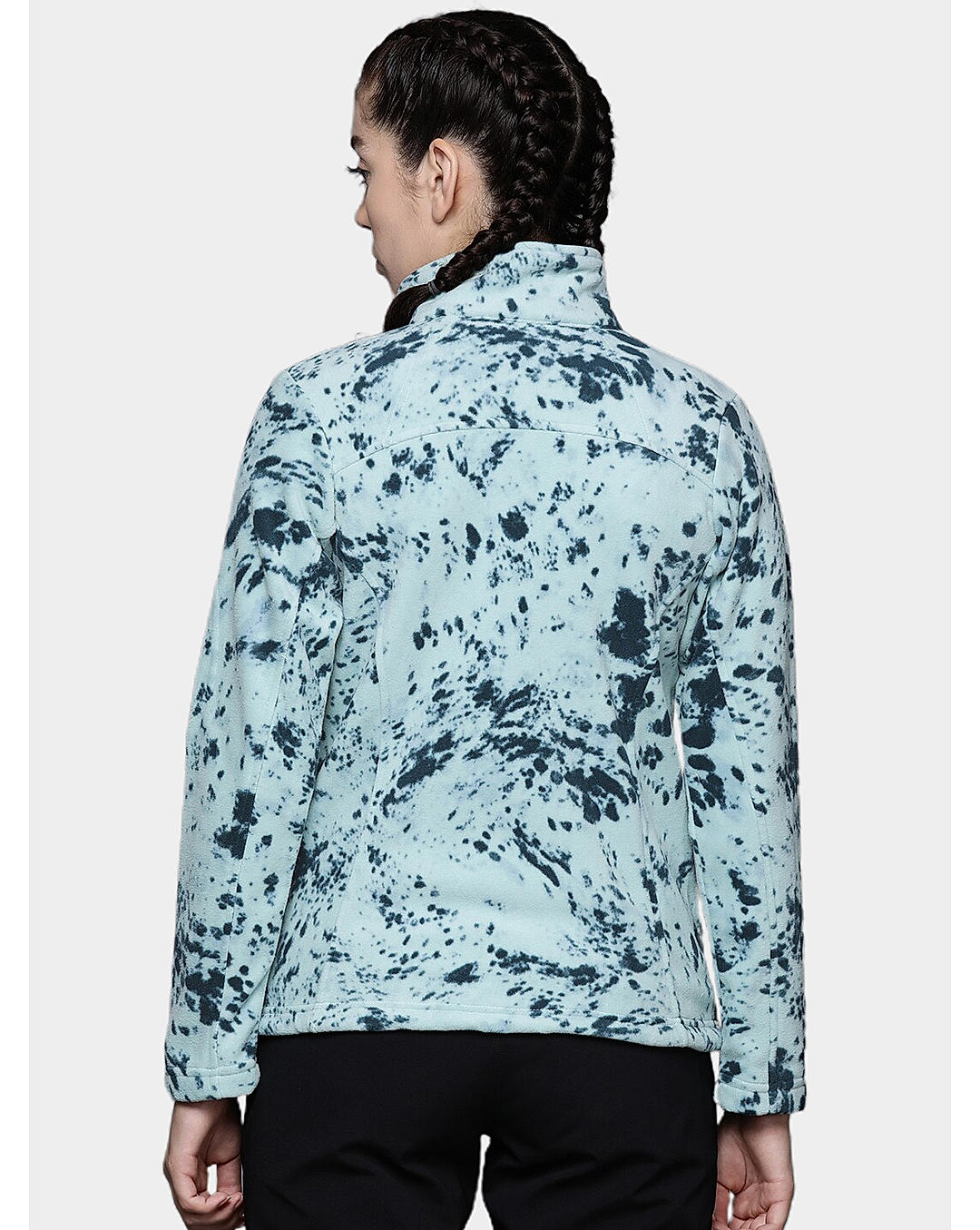 Columbia Womens Multi Fast Trek Printed Fleece Jacket