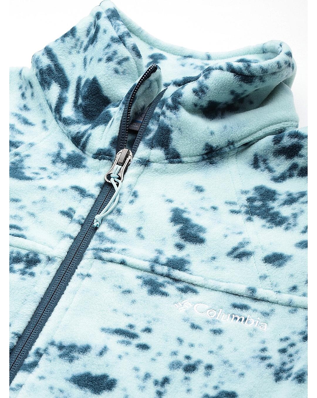 Columbia Womens Multi Fast Trek Printed Fleece Jacket