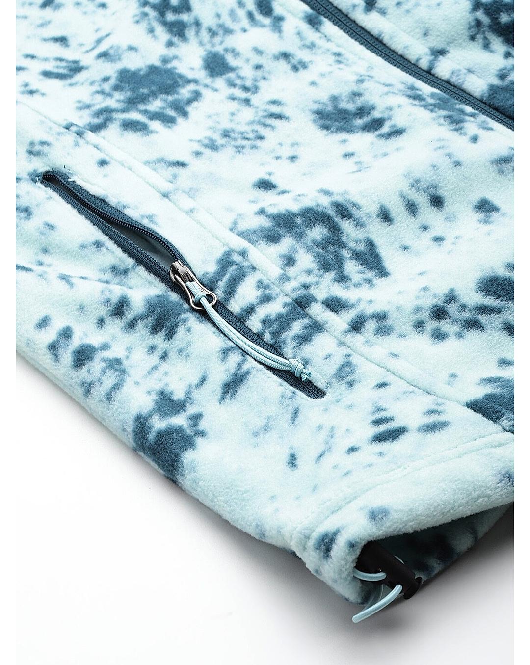 Columbia Womens Multi Fast Trek Printed Fleece Jacket