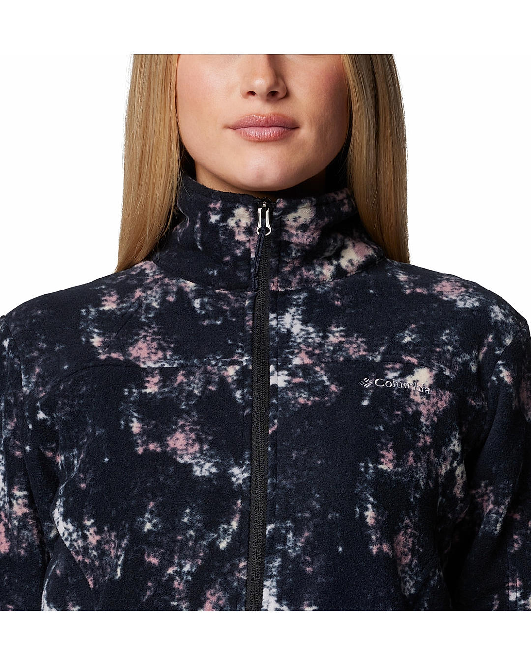 Columbia Womens Multi Fast Trek Printed Fleece Jacket