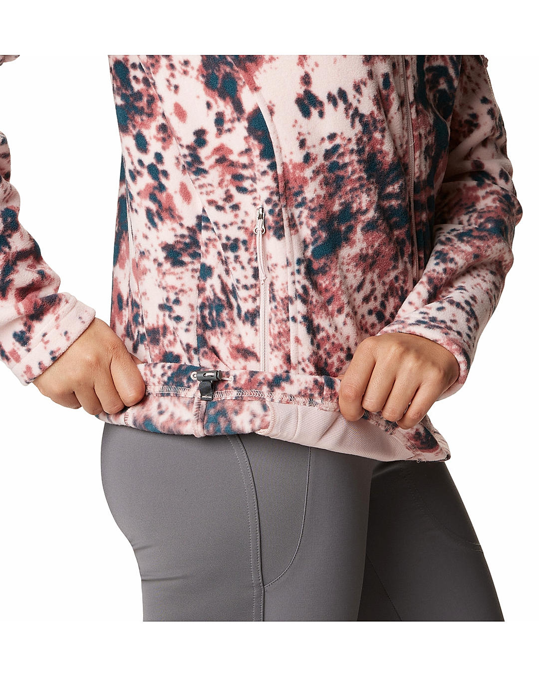 Columbia Womens Multi Fast Trek Printed Fleece Jacket