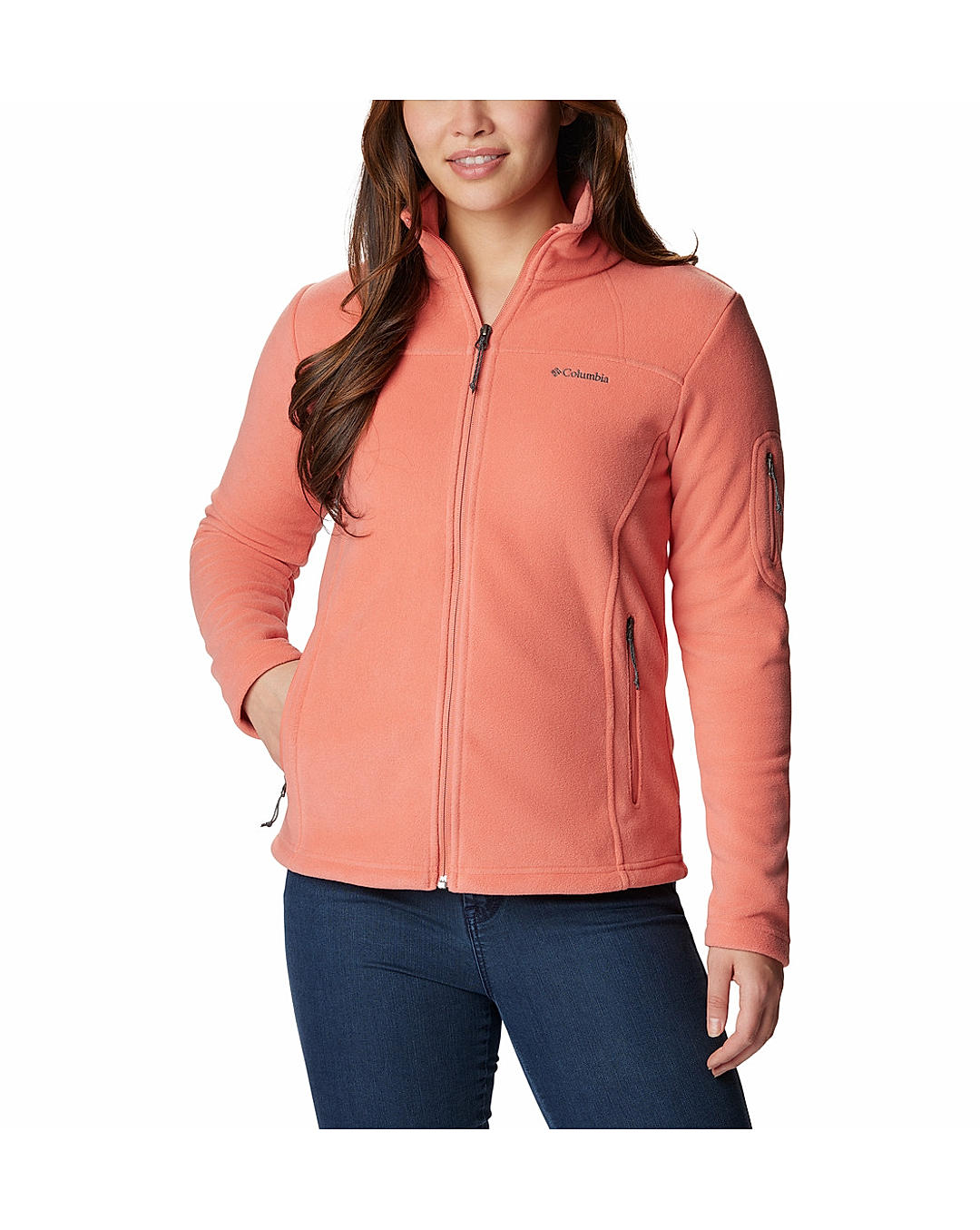 Columbia Womens Peach Fast Trek II Fleece Jacket