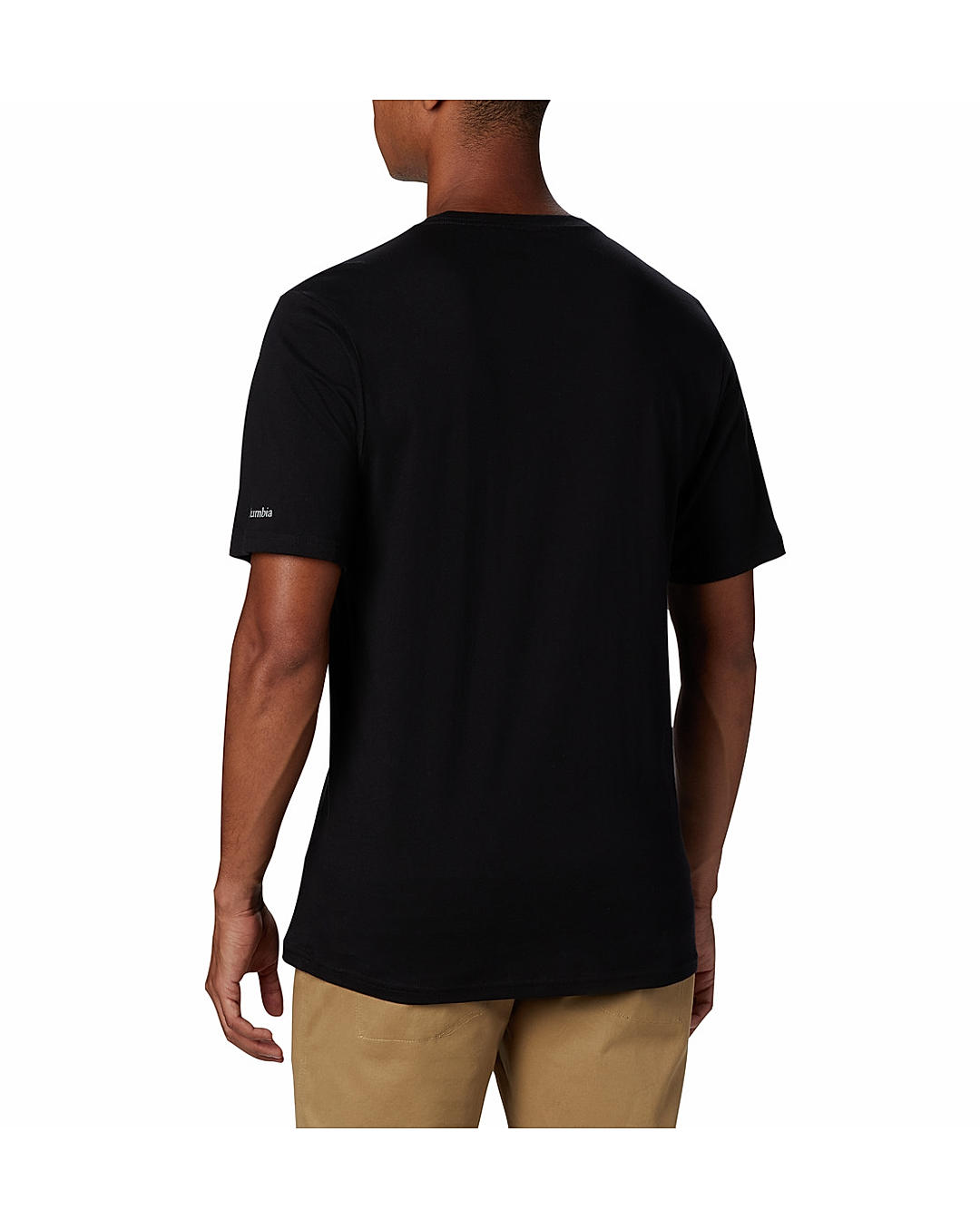Columbia Mens Black CSC Basic Logo Short Sleeve Tshirt