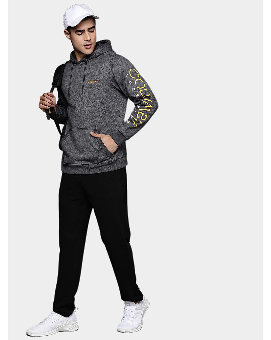 Columbia Mens Grey CSC Basic Logo II Hoodie