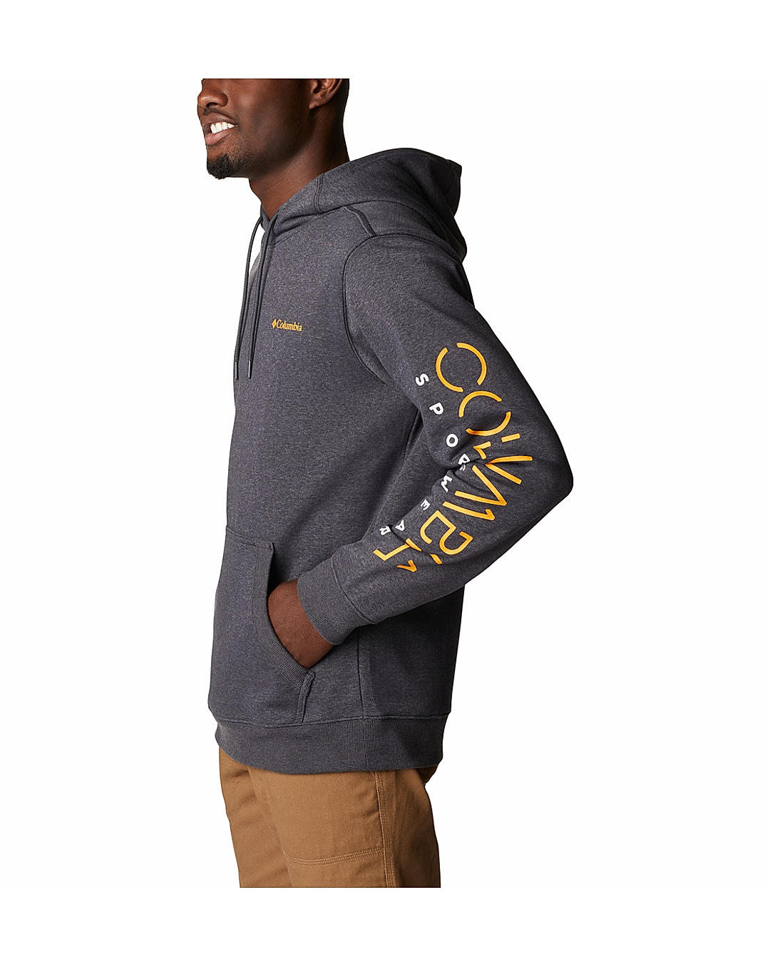 Columbia Mens Grey CSC Basic Logo II Hoodie