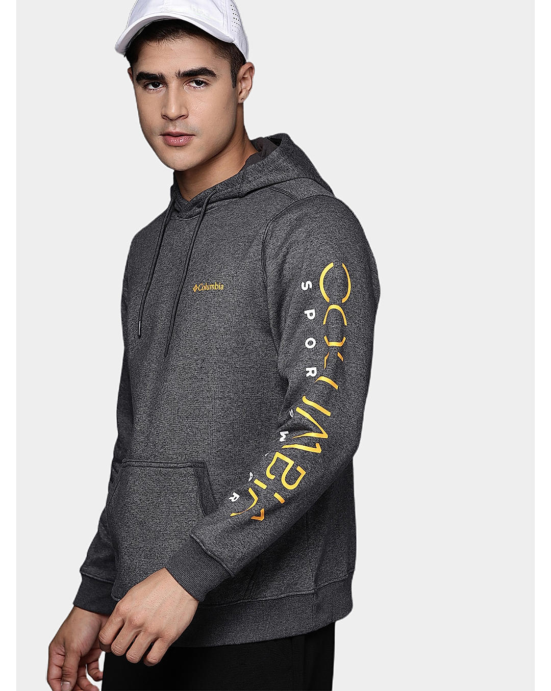Columbia Mens Grey CSC Basic Logo II Hoodie