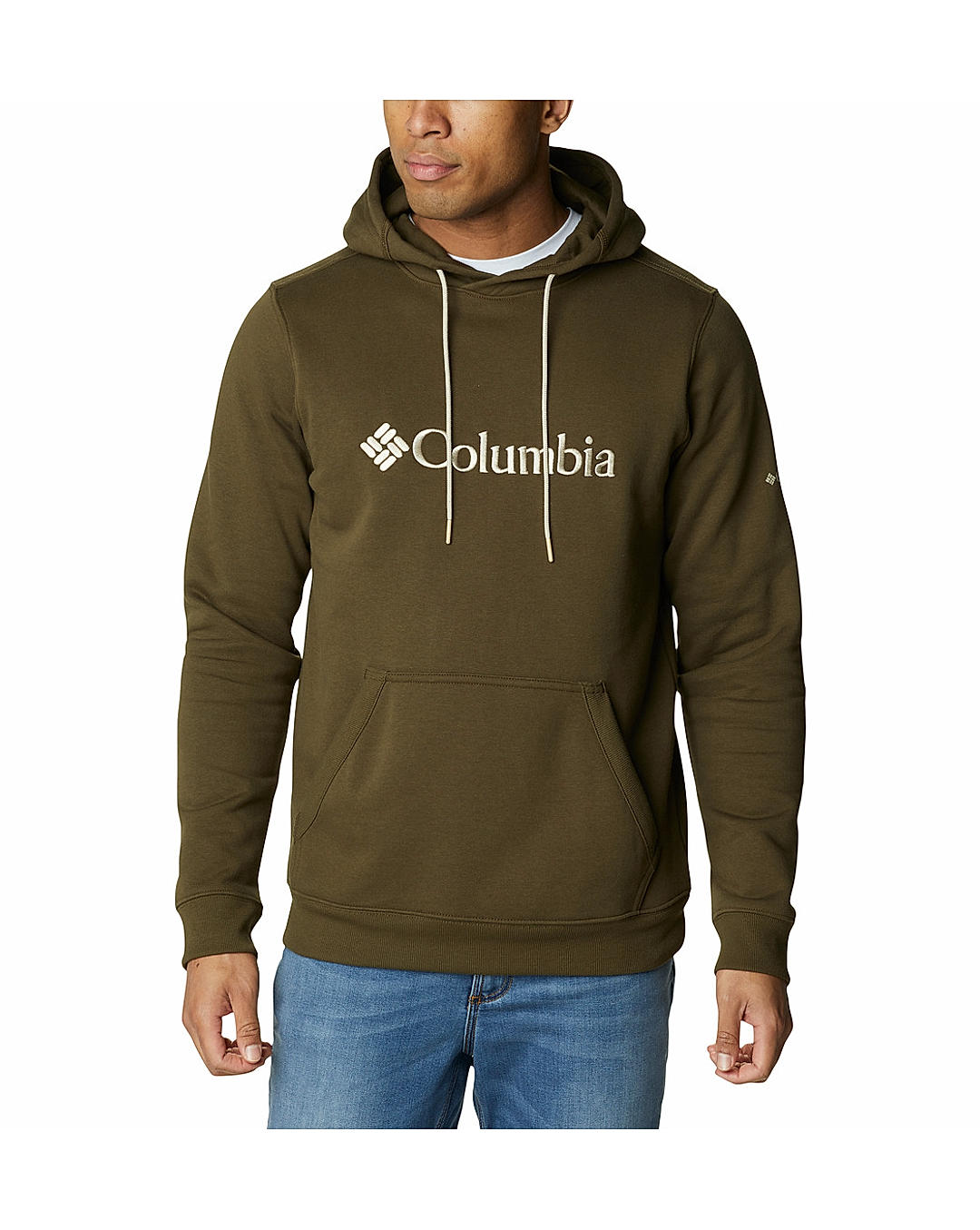 Buy Columbia Green Csc Basic Logo II Hoodie Jackets For Men Online at Adventuras 483572