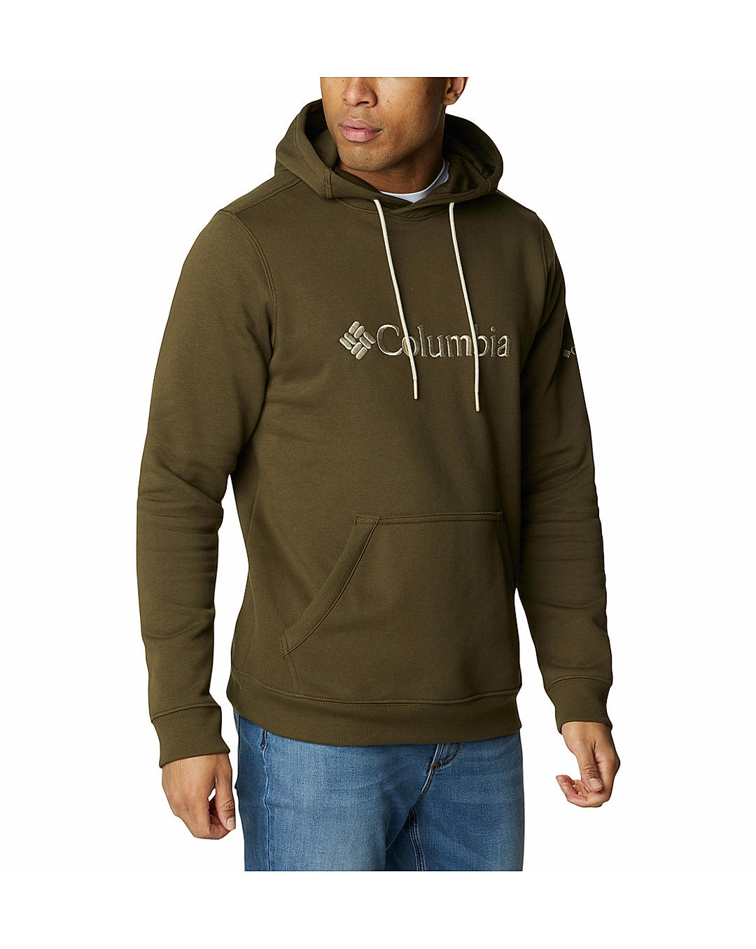 Buy Columbia Green Csc Basic Logo II Hoodie Jackets For Men Online at Adventuras 483572