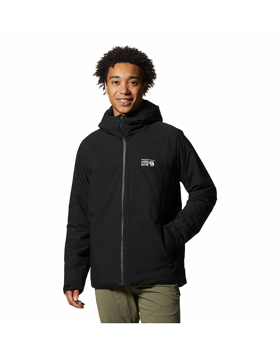 Mountain Hardwear Mens Black Stretch Ozonic Insulated Jacket