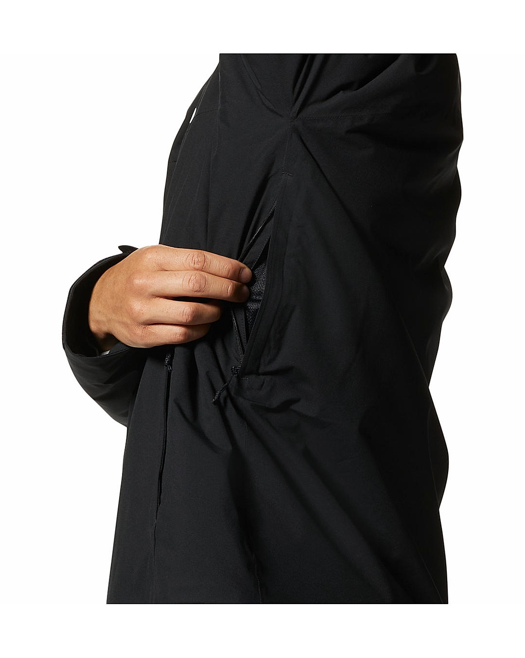 Mountain Hardwear Mens Black Stretch Ozonic Insulated Jacket