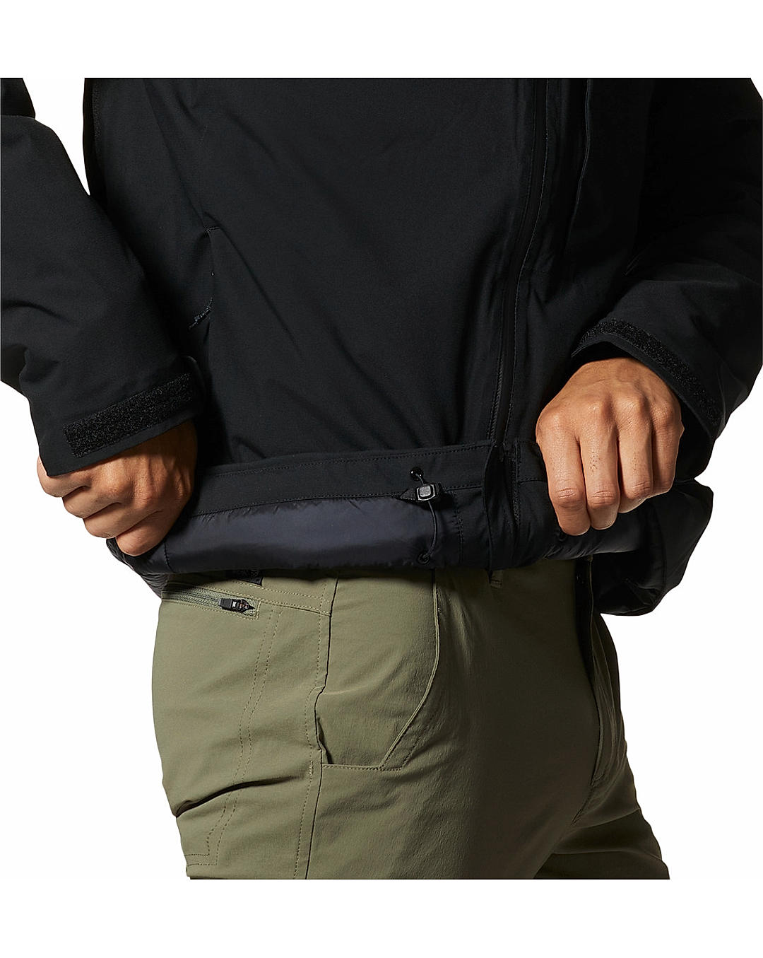 Mountain Hardwear Mens Black Stretch Ozonic Insulated Jacket