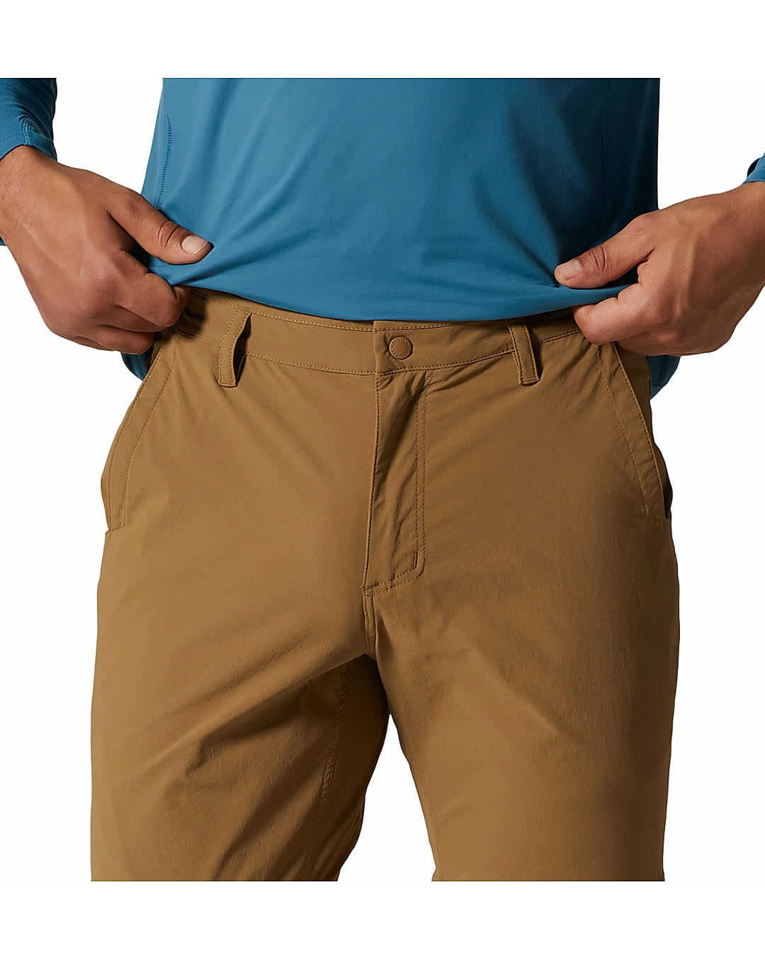 Mountain Hardwear Mens Brown Basin Trek Pant