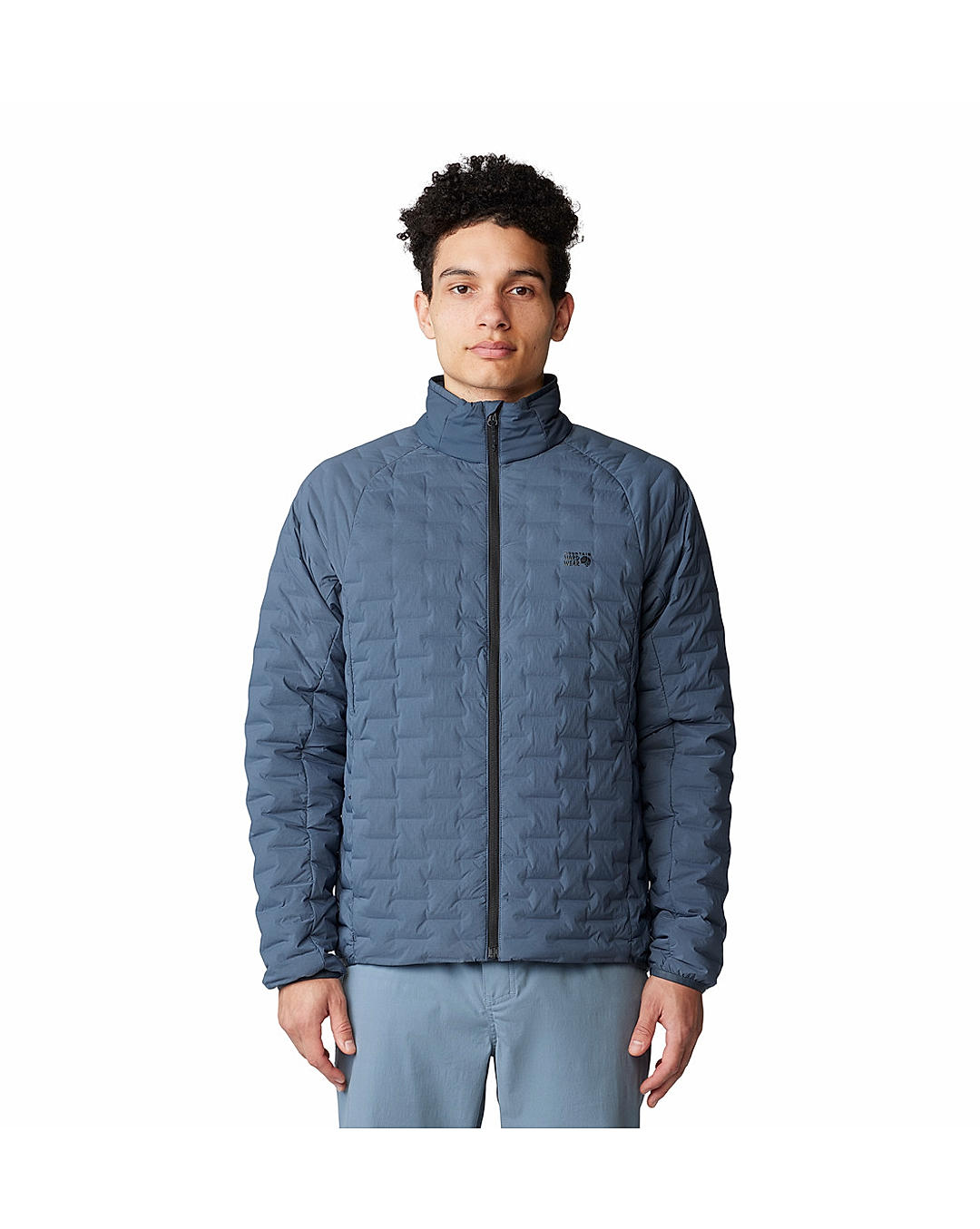 Mountain Hardwear Mens Blue Stretchdown Light Jacket
