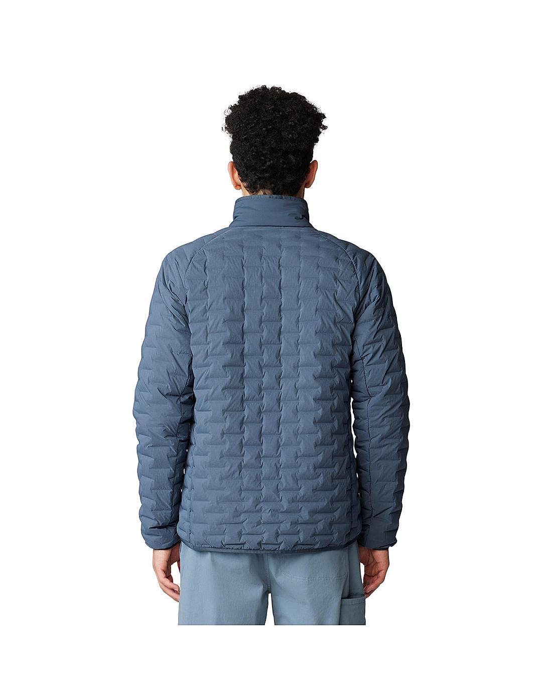 Mountain Hardwear Mens Blue Stretchdown Light Jacket