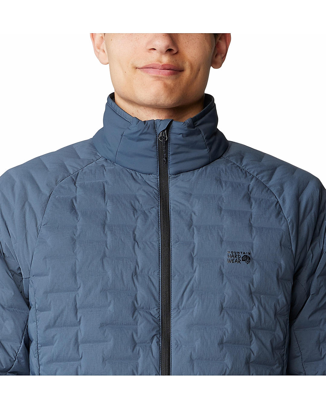 Mountain Hardwear Mens Blue Stretchdown Light Jacket
