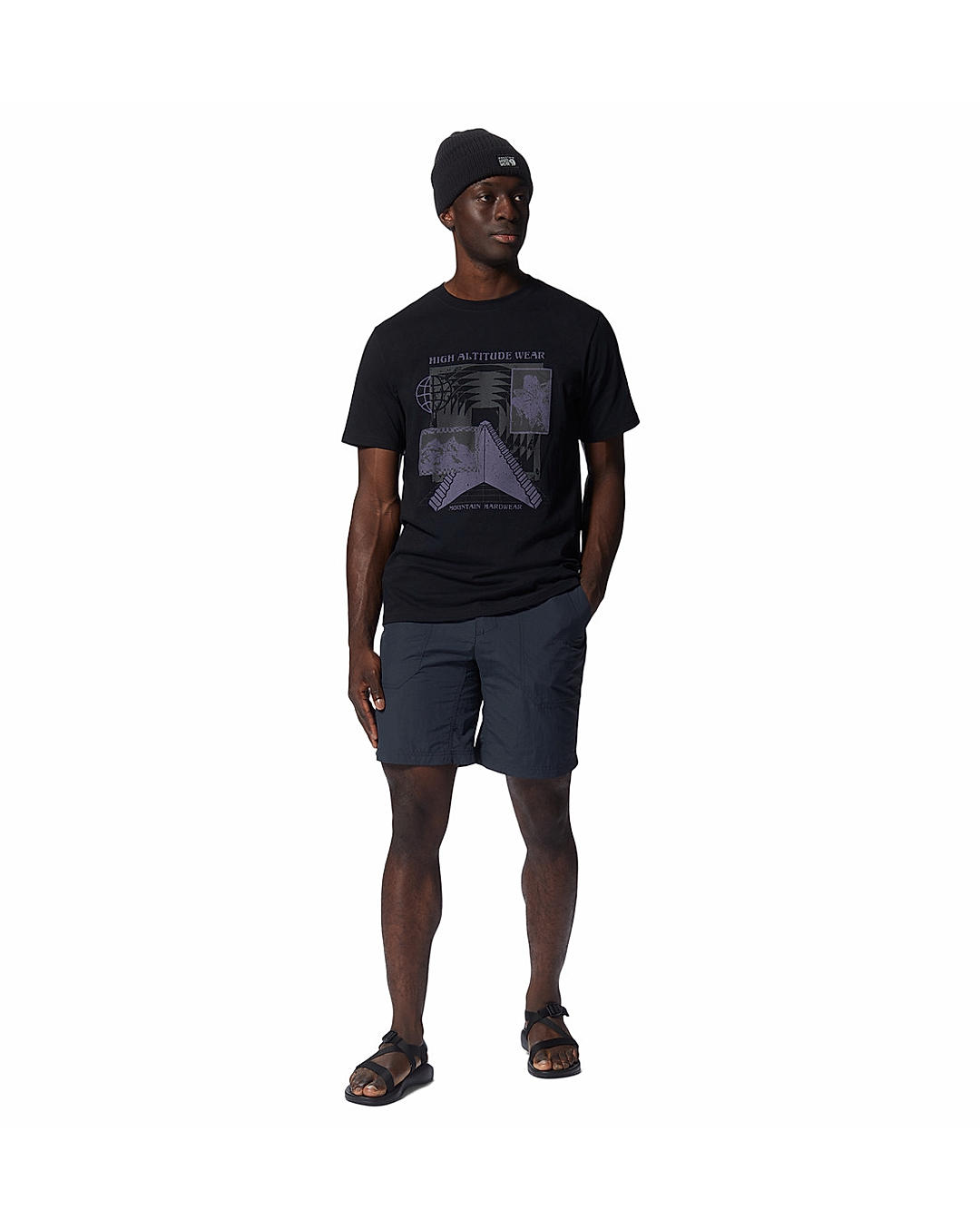 Mountain Hardwear Men Green Stryder Short